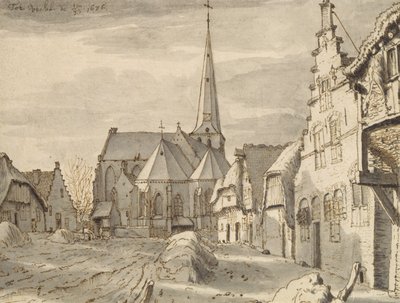In Front of the Church in Veghel, 1676 by Valentin Klotz